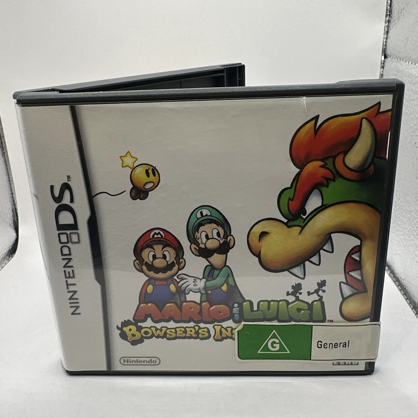 Mario & Luigi Bowser's Inside Story • Nintendo DS Game + Manual (2009) Complete