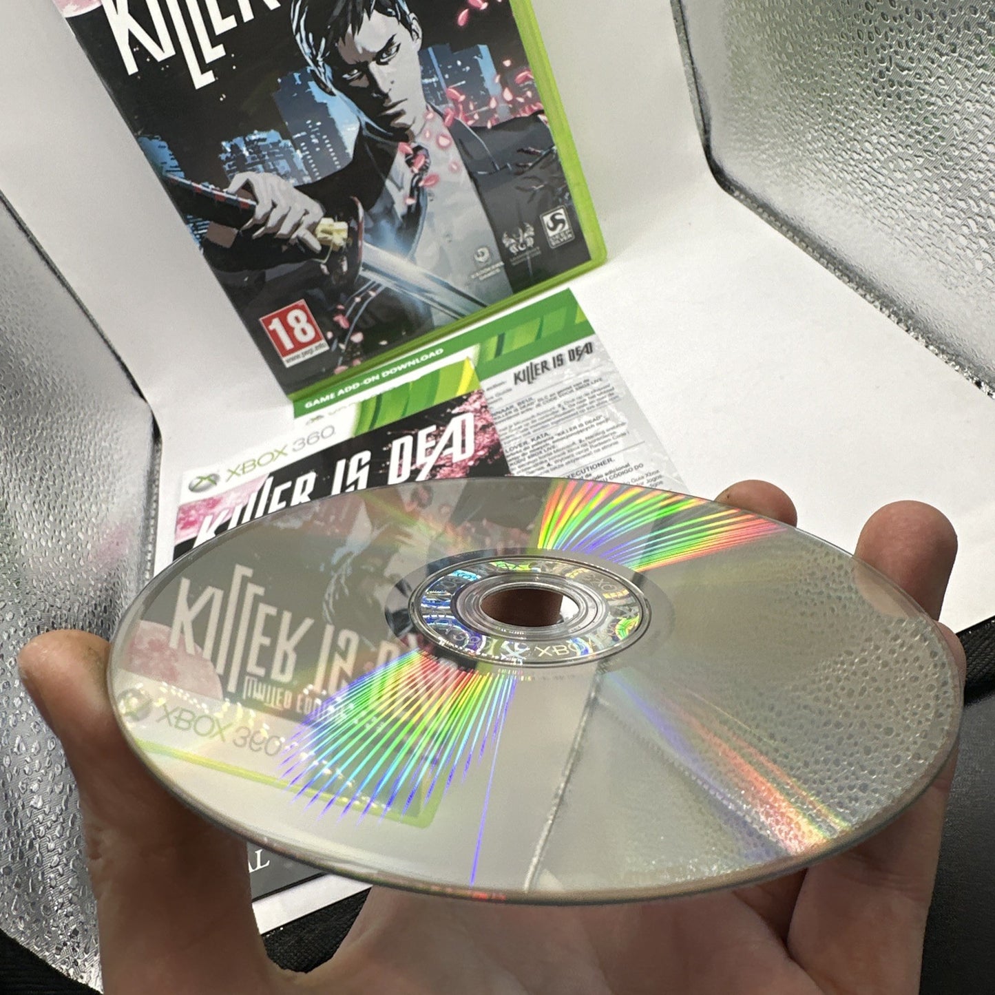 Killer Is Dead • Xbox 360 Game + Manual (2013) PAL • Complete CIB • Suda51