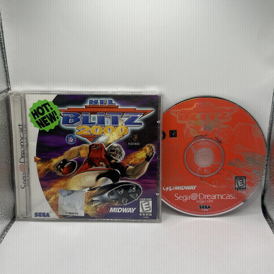 NFL Blitz 2000 • Sega Dreamcast Game + Manual (NTSC) Complete CIB