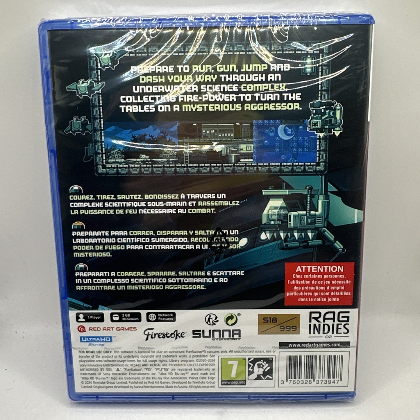 Planet Cube Edge • PlayStation 5 PS5 *ONLY 999 MADE!* Red Art RAG Indies *RARE!*