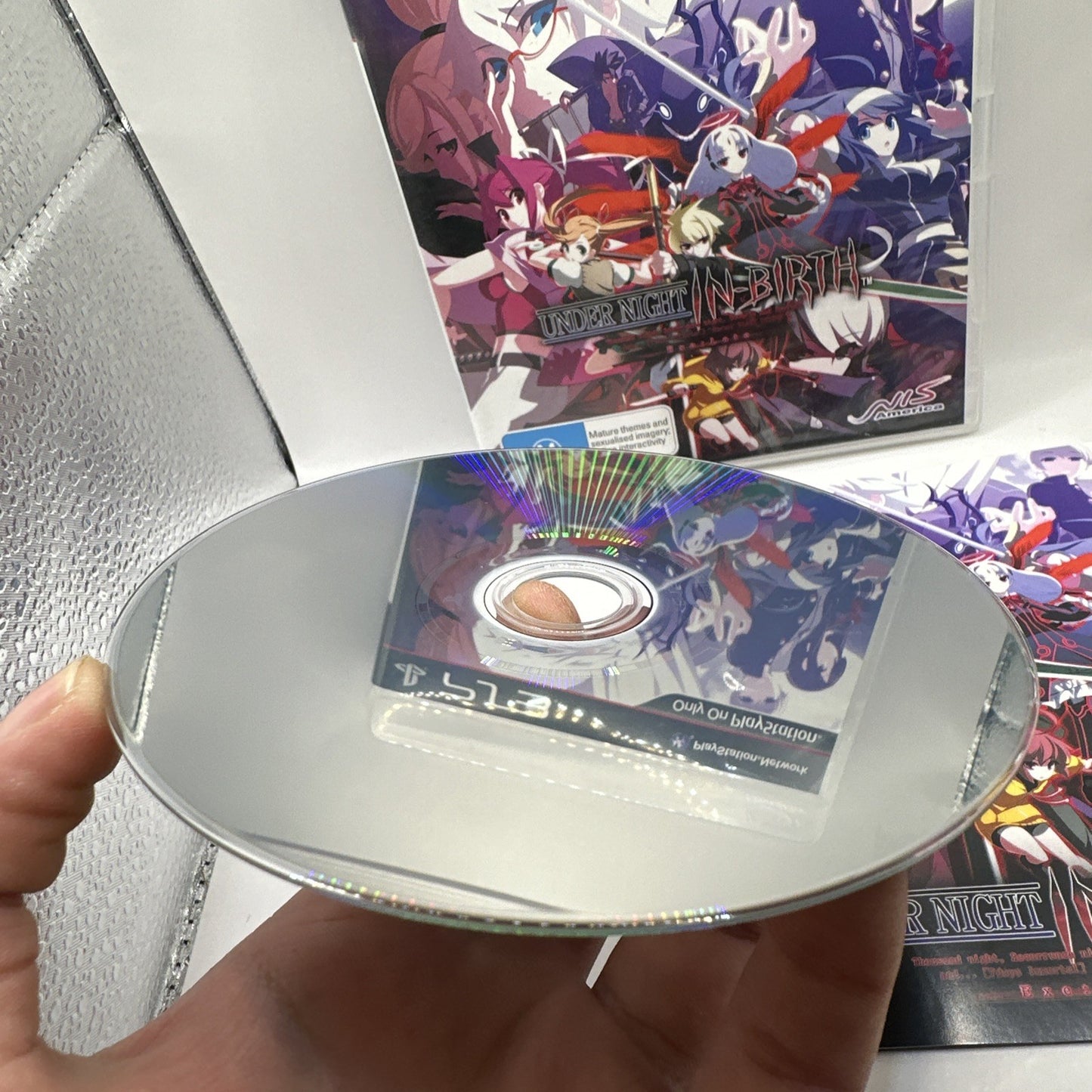 Under Night In-Birth Exe:Late • PlayStation 3 PS3 + Manual (2015) Complete • AUS