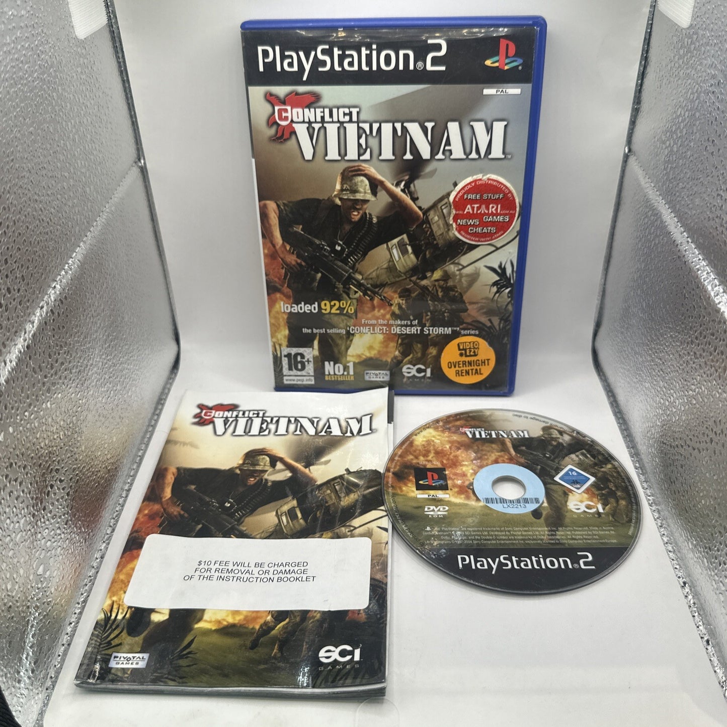 Conflict: Vietnam • PlayStation 2 PS2 Game + Manual (2004) PAL • CIB • EX-RENTAL