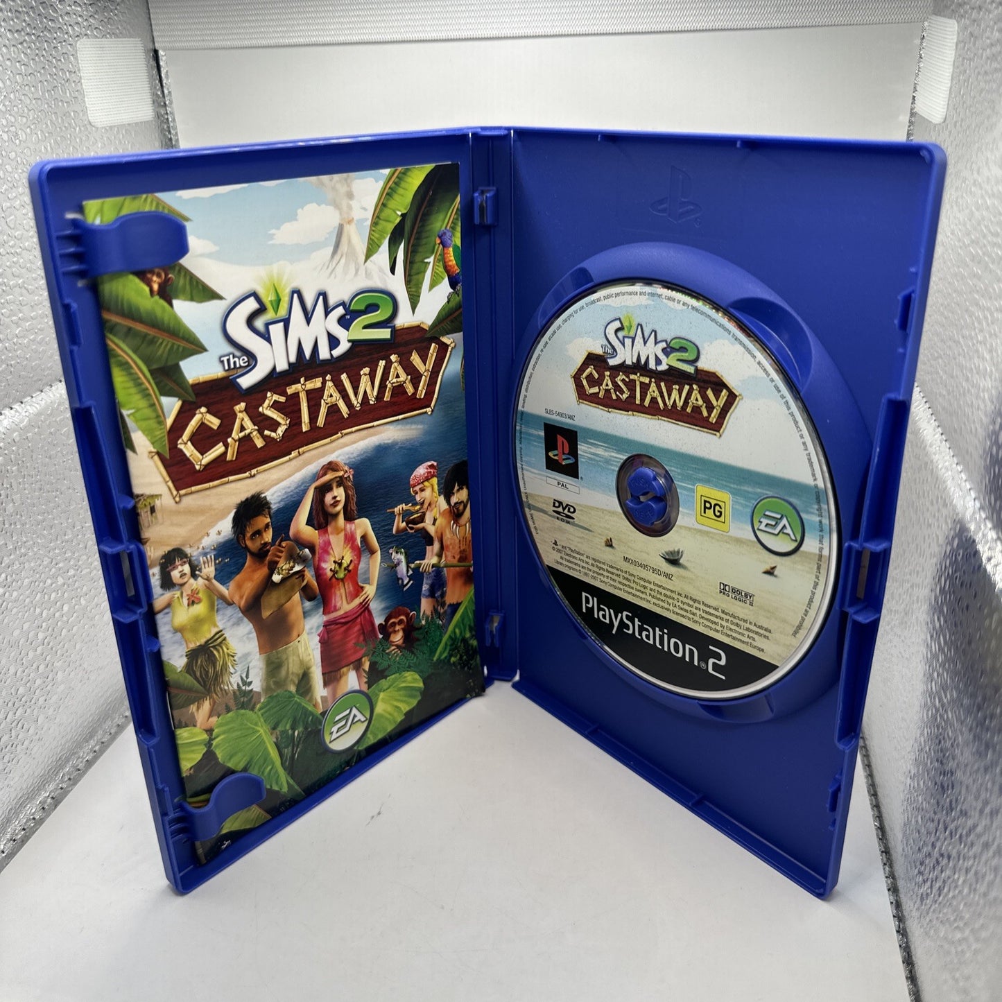 The Sims 2: Castaway • Playstation 2 PS2 + Manual (2007) PAL AUS • Complete CIB