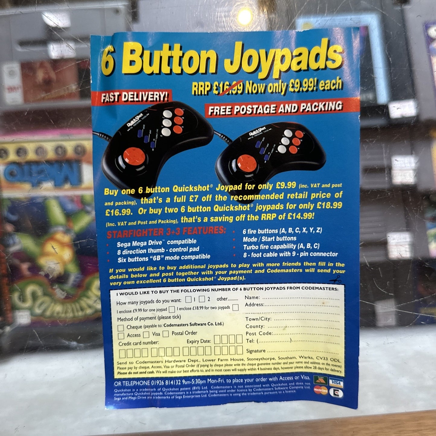 Pebble Beach Golf Links • SEGA Mega Drive Game (1994) Boxed