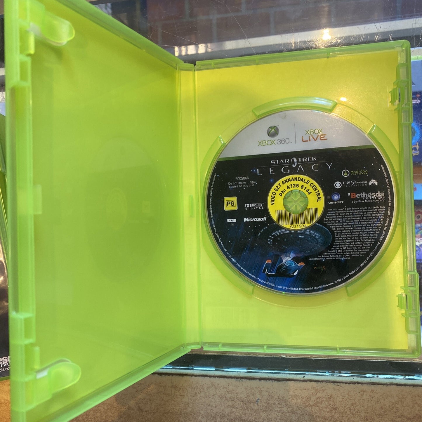 Star Trek Legacy Xbox 360 Game PAL (2006) Bethesda Ubisoft