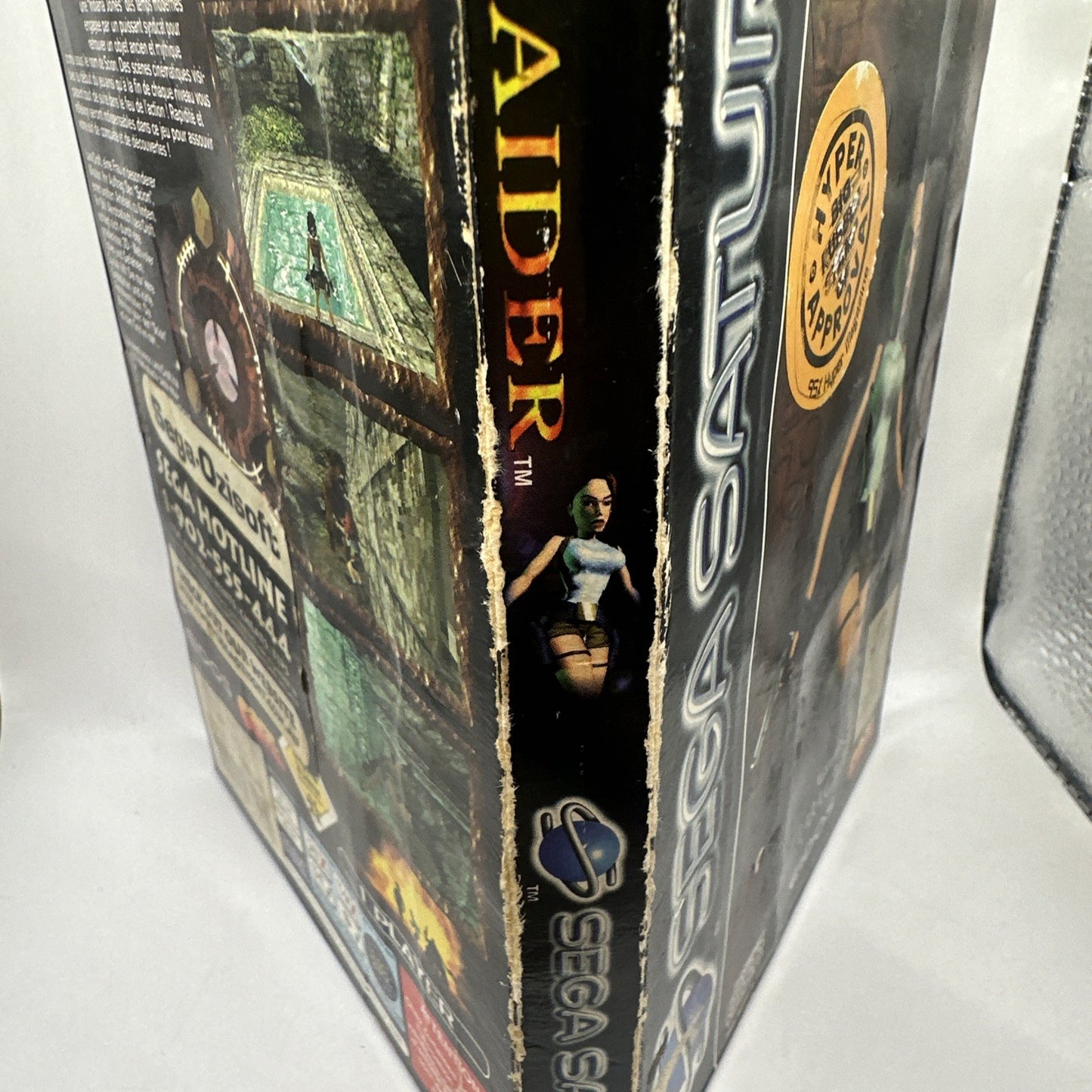 Tomb Raider • Sega Saturn Game + Manual (1996) PAL • Complete • Lara Croft Eidos