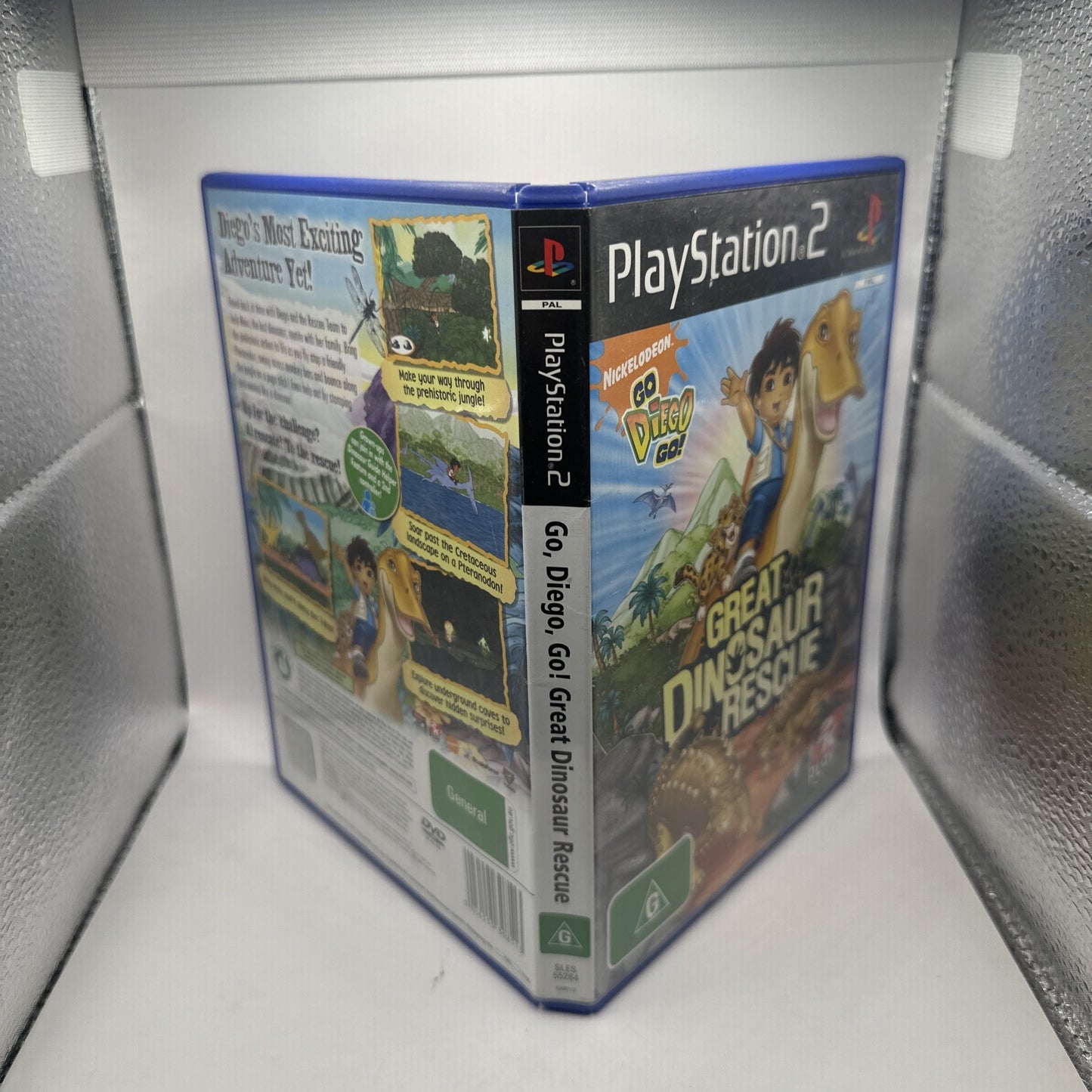 Go, Diego, Go! Great Dinosaur Rescue • PlayStation 2 PS2 + Manual 2008 Complete