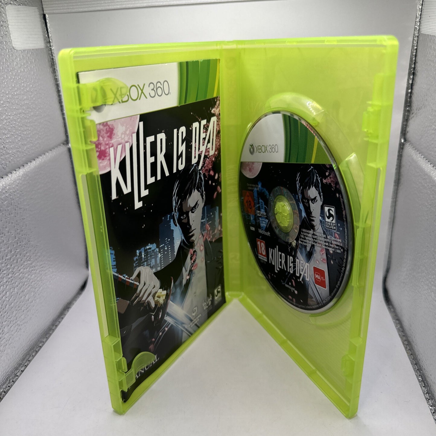 Killer Is Dead • Xbox 360 Game + Manual (2013) PAL • Complete CIB • Suda51