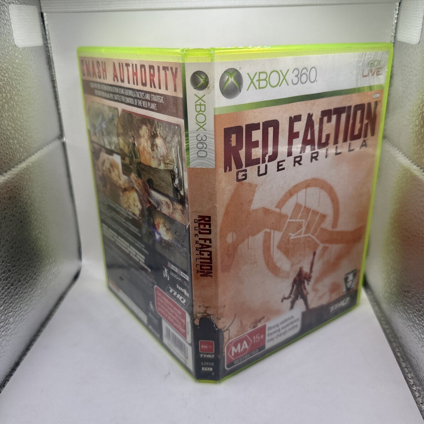 Red Faction: Guerrilla • Xbox 360 Game + Manual (2008) PAL AUS • Complete • THQ