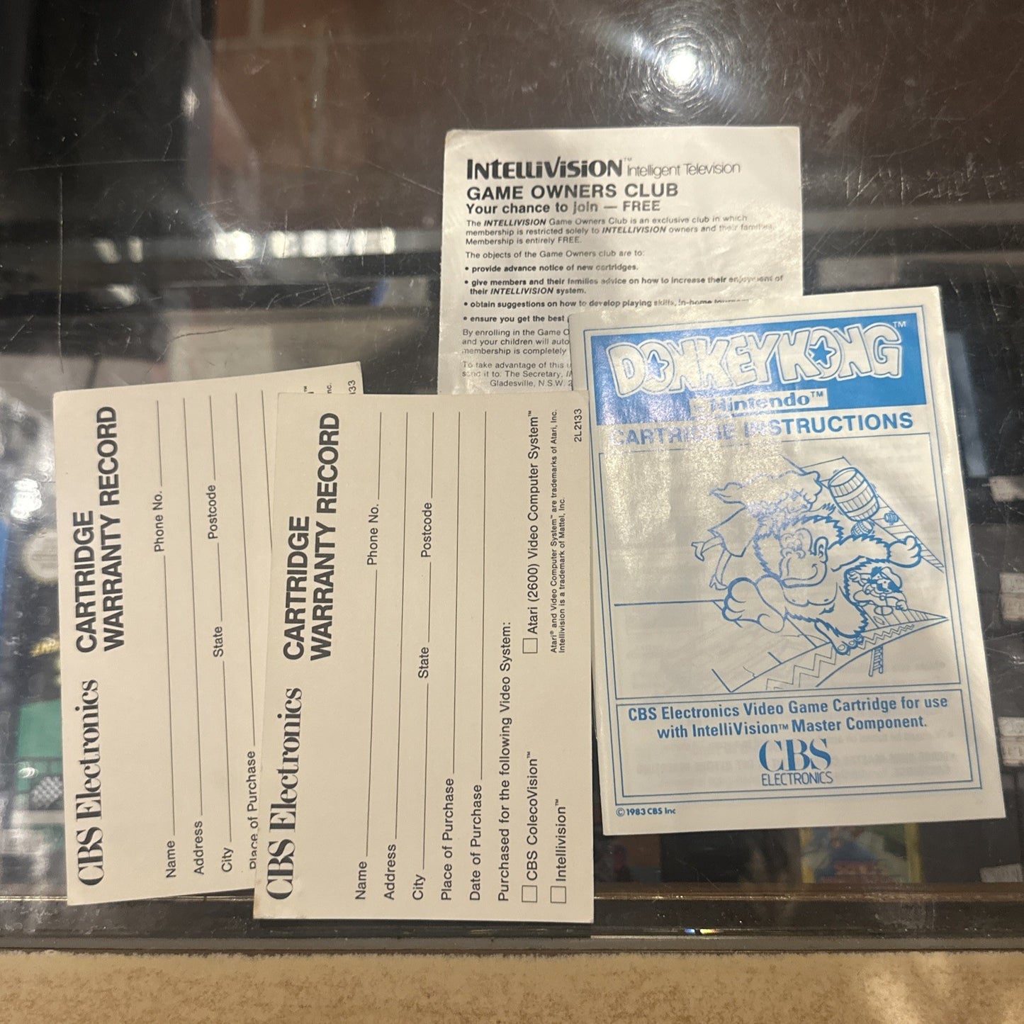 Donkey Kong • Intellivision Game In Box + Manual (1982) Boxed • CBS • Complete