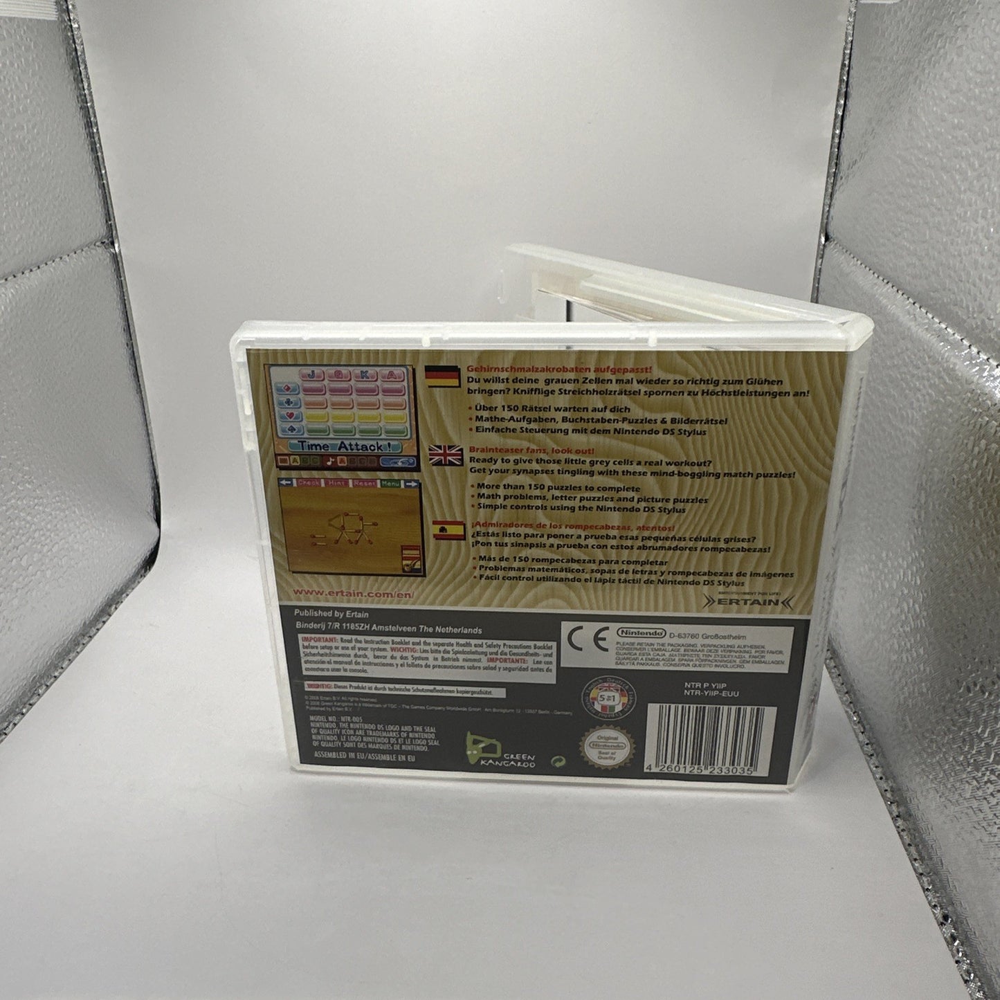 Matchstick Puzzle by DS • Nintendo DS Game + Manual (2008) Complete CIB