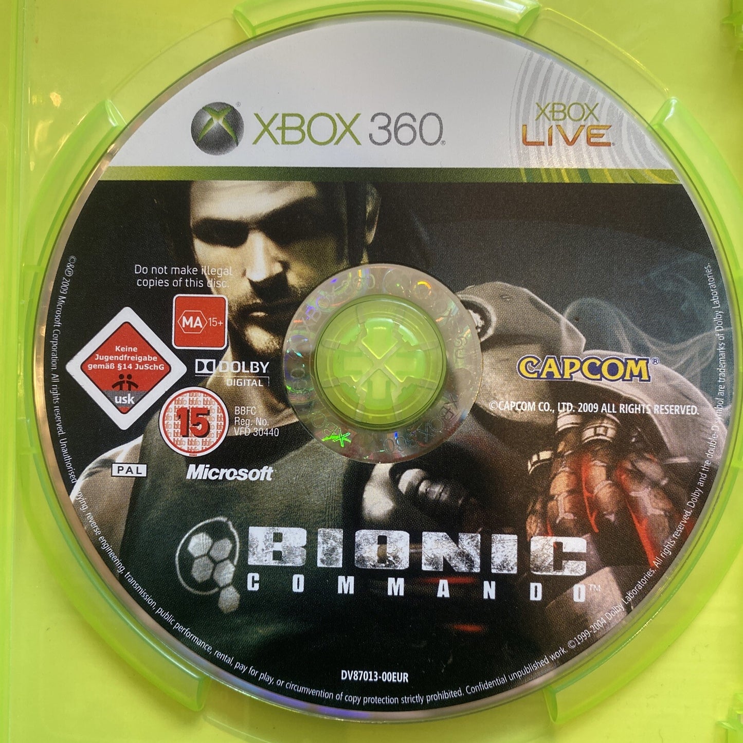 Bionic Commando Xbox 360 Game Complete + Manual (2009) AUS PAL Capcom