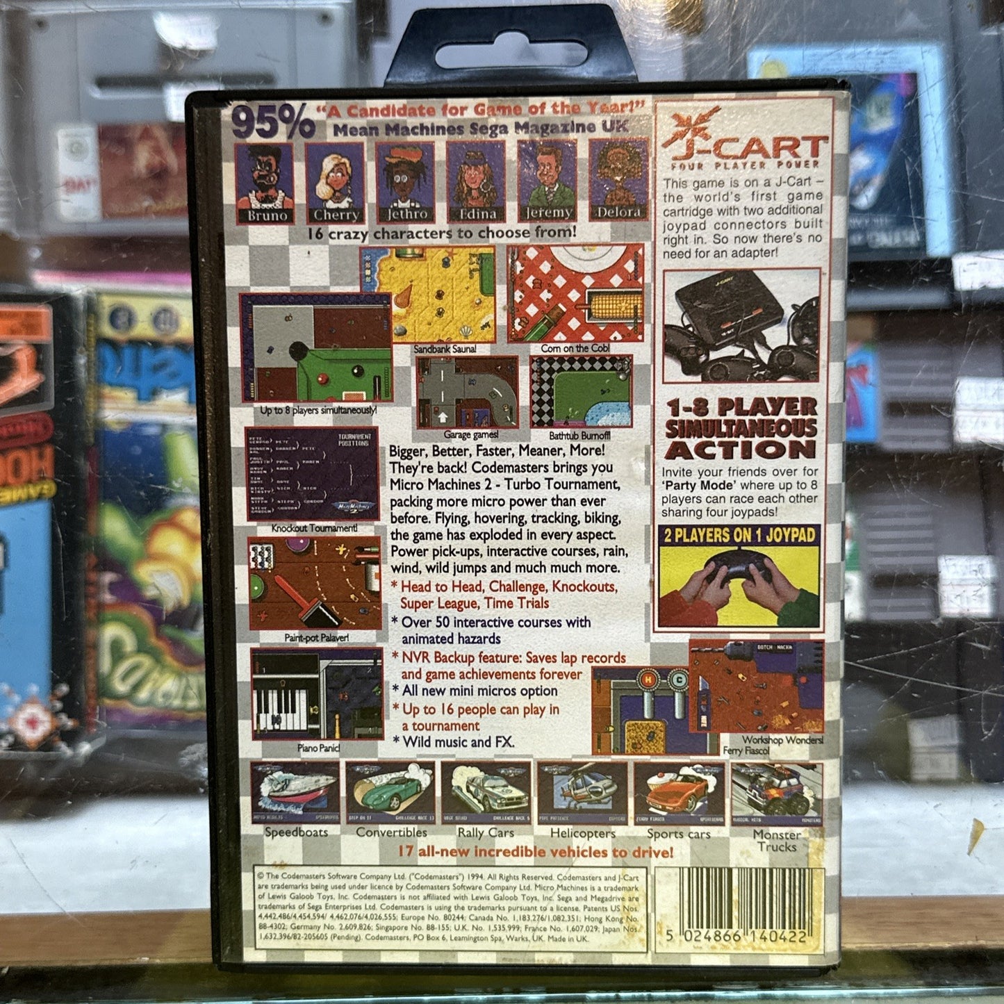 Micro Machines 2: Turbo Tournament • SEGA Mega Drive Game + Manual (1994) CIB