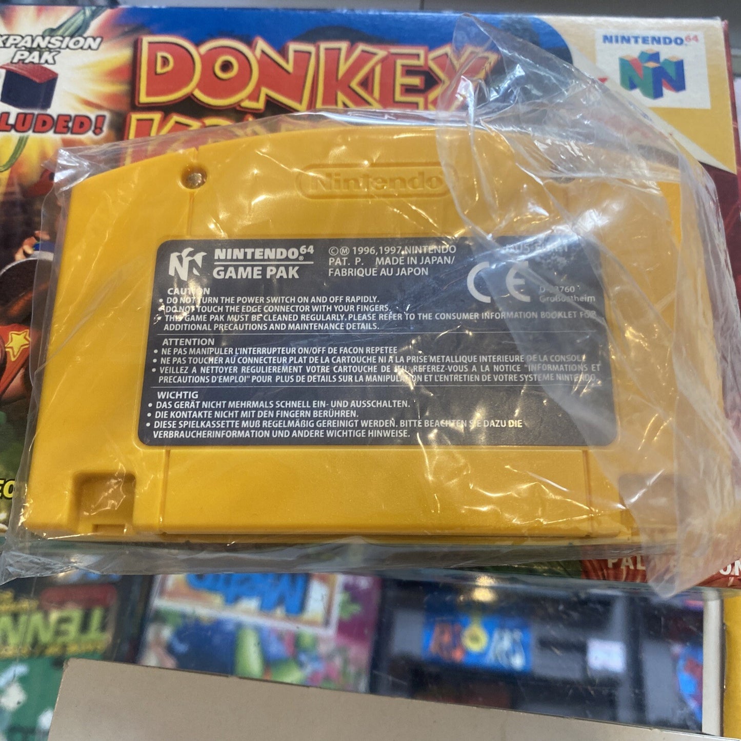 Donkey Kong 64 Nintendo 64 N64 Game In Box + Manual PAL (1999) Boxed VGC!!!