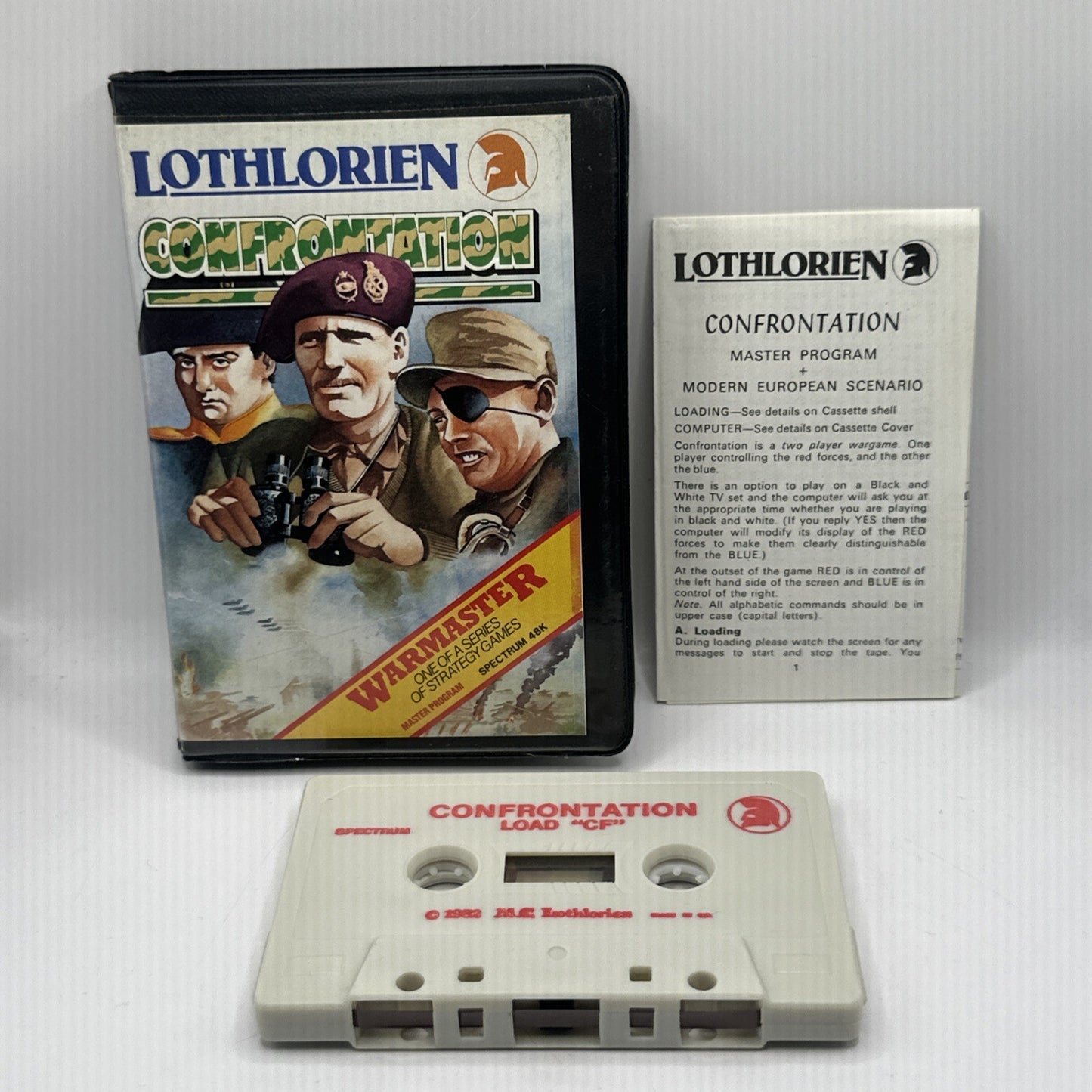 Confrontation • ZX Spectrum PC Game + Manual (1983) Lothlorien Complete Vintage