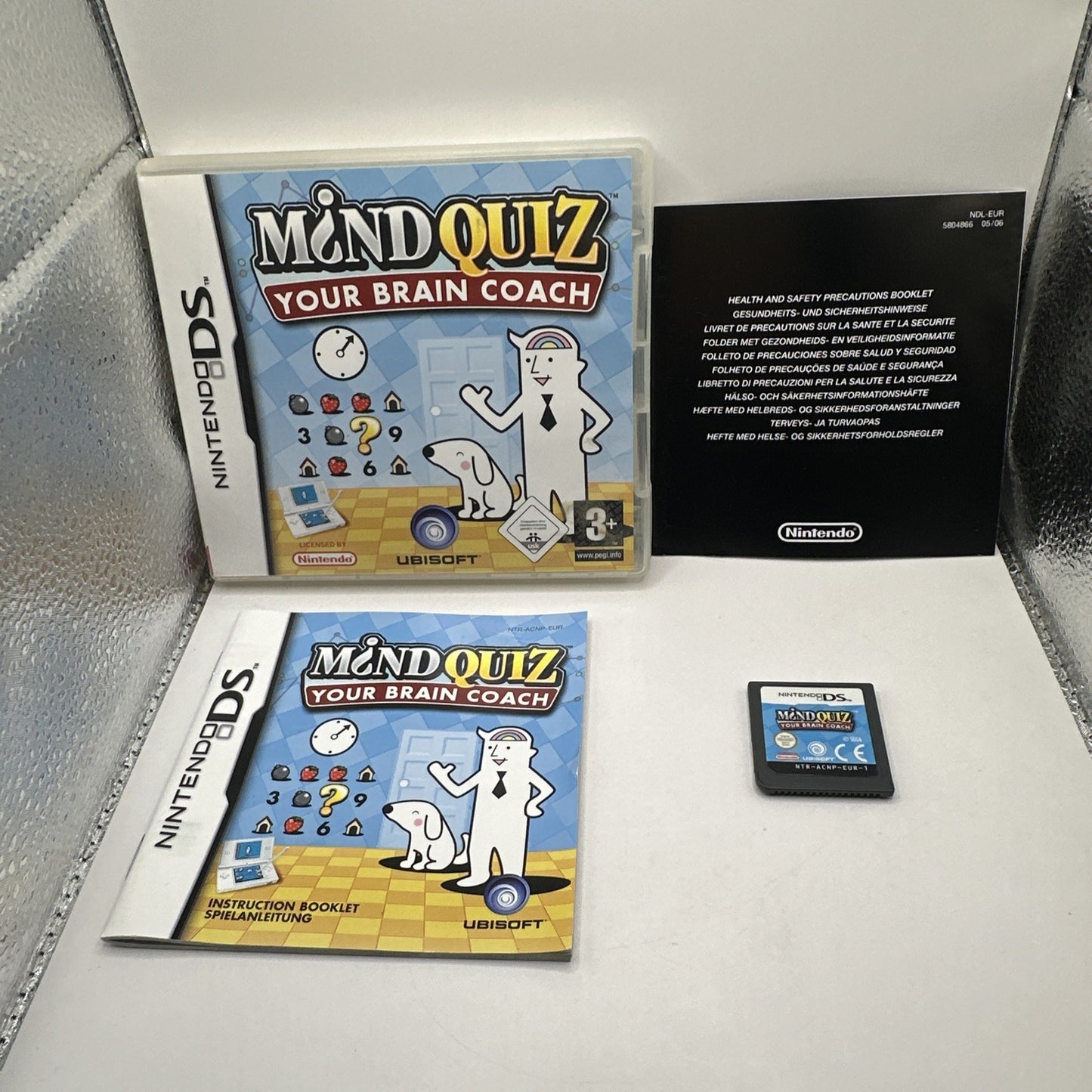 Mind Quiz: Your Brain Coach • Nintendo DS Game + Manual (2006) Complete CIB