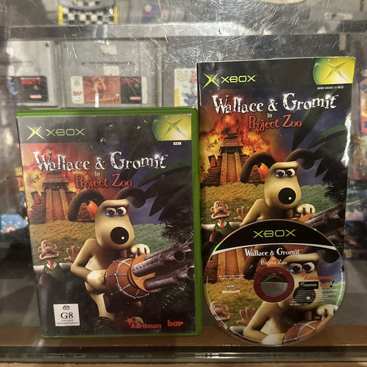 Wallace and Gromit In Project Zoo • Xbox Original Game + Manual (2003) PAL AUS