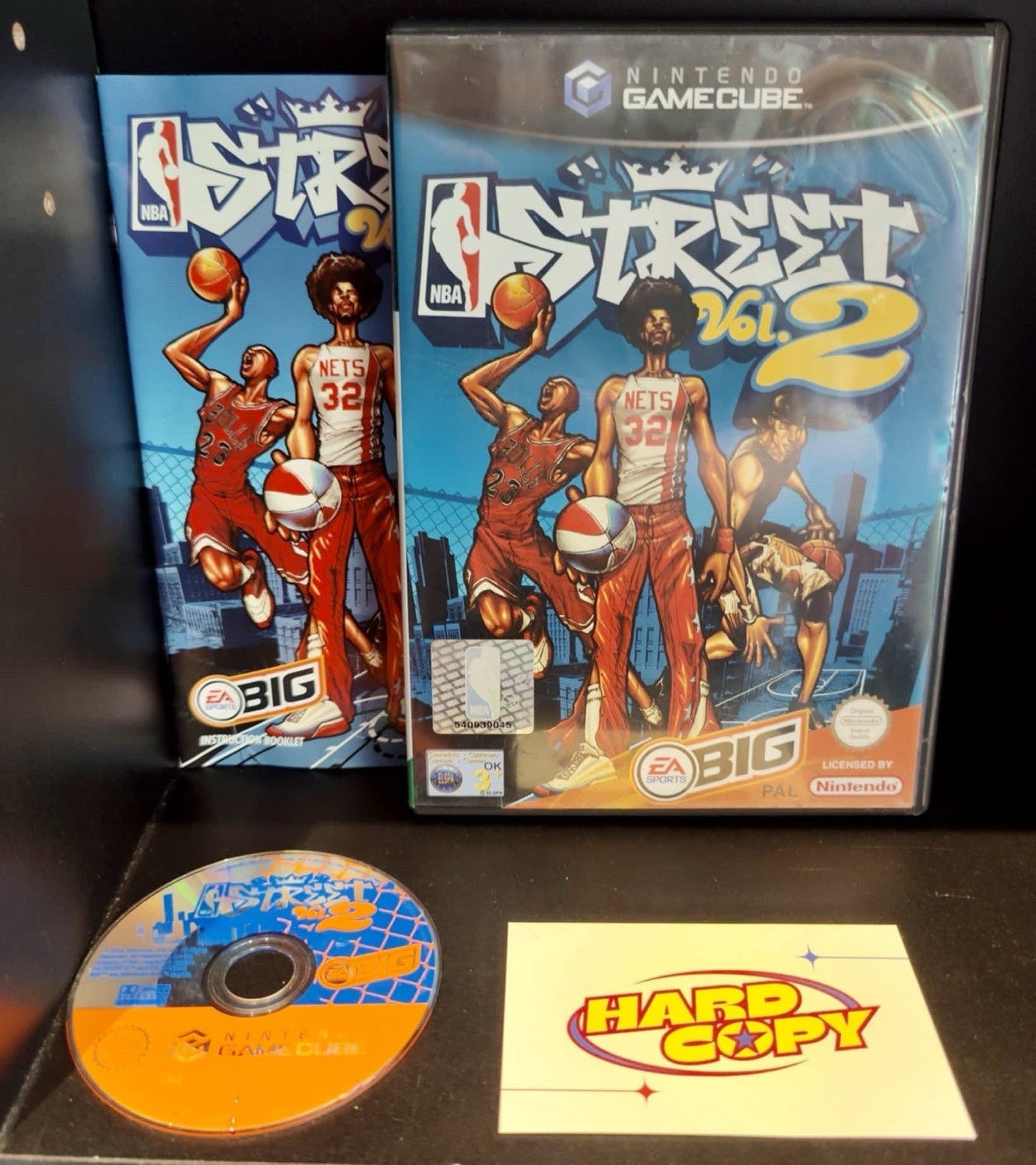 NBA Street Vol. 2 • Nintendo GameCube Game + Manual 2003 Basketball PAL Complete