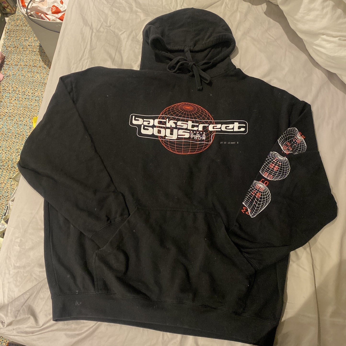 BACKSTREET BOYS DNA WORLD TOUR 2022 Hoodie Sweater Size XL