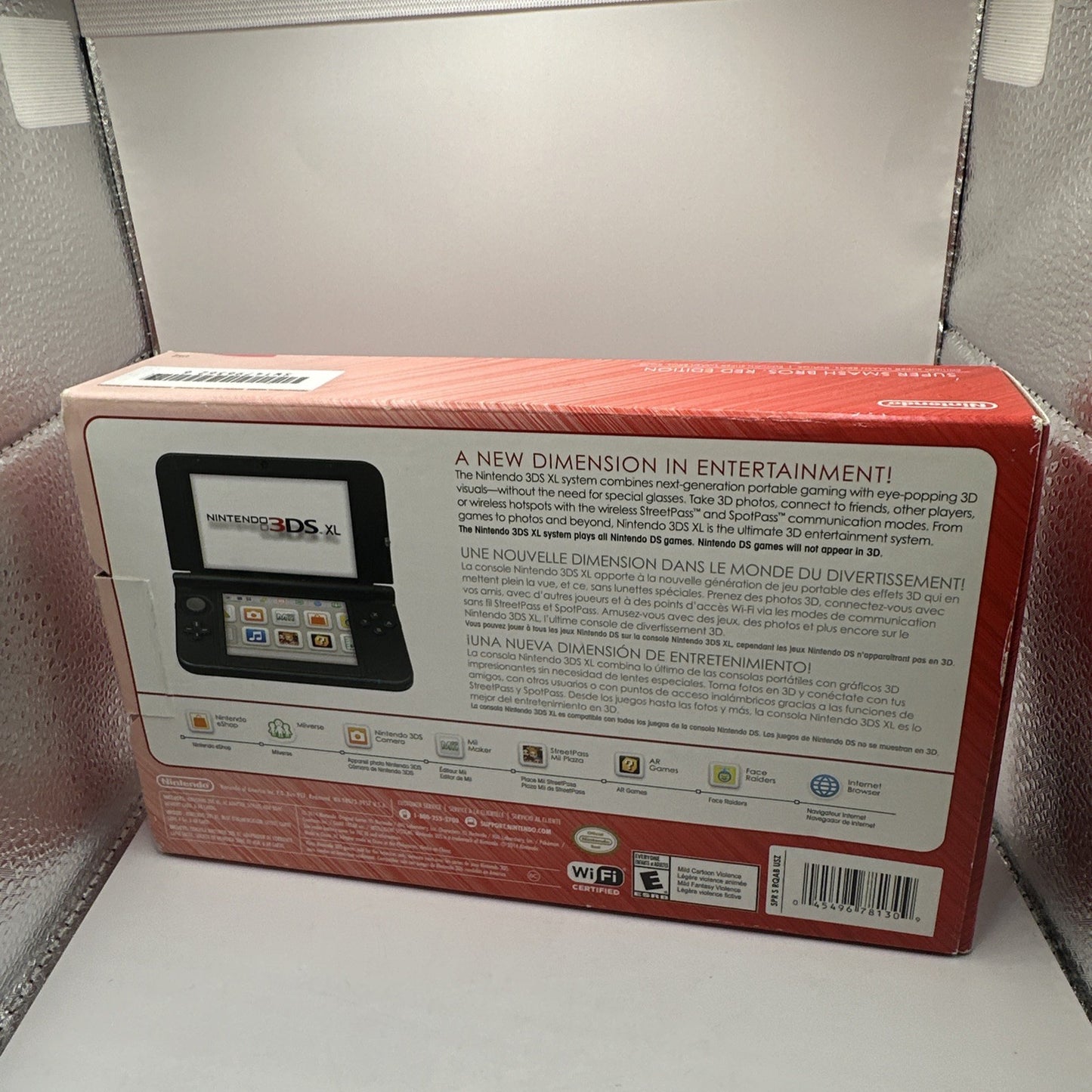 Nintendo 3DS XL Super Smash Bros Edition Red Console Handheld • Boxed • NTSC