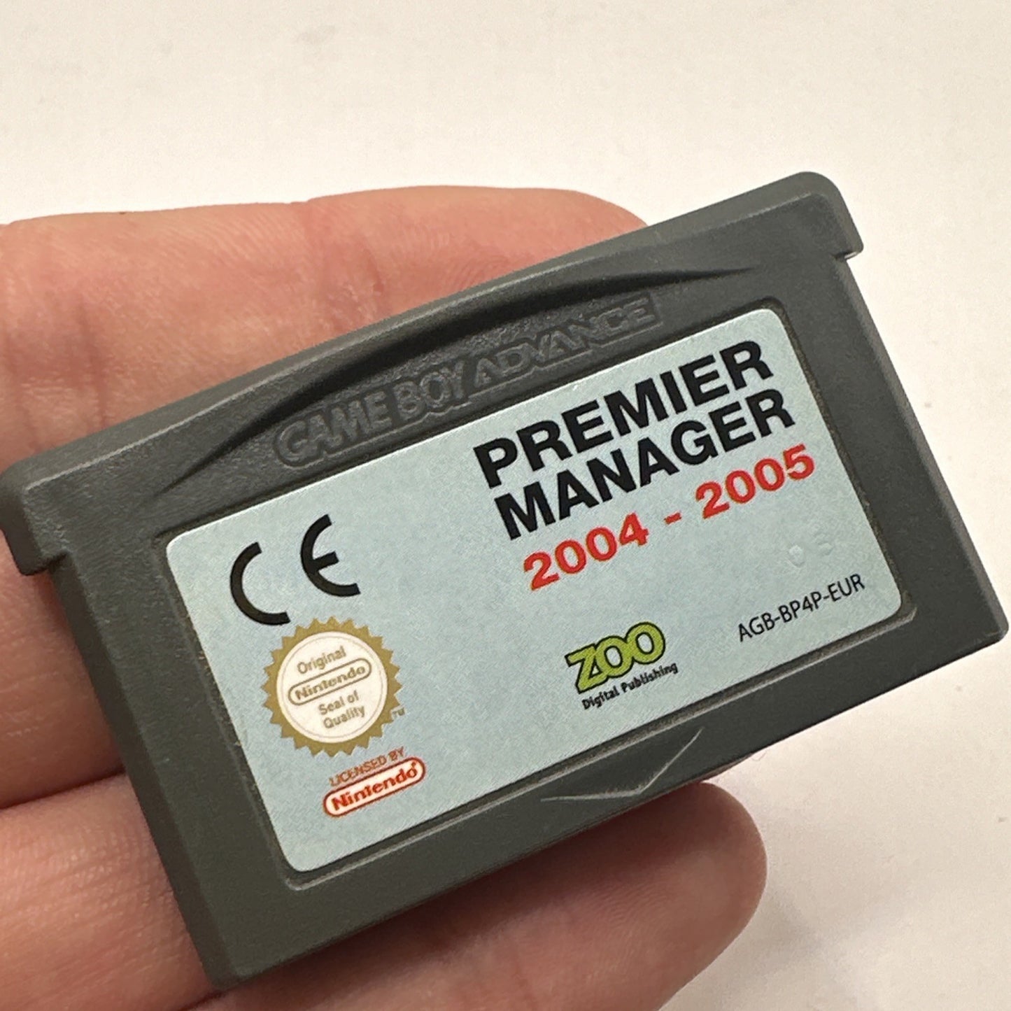 Premier Manager 2004-2005 • Nintendo GameBoy Advance • Cart Only GBA • Football