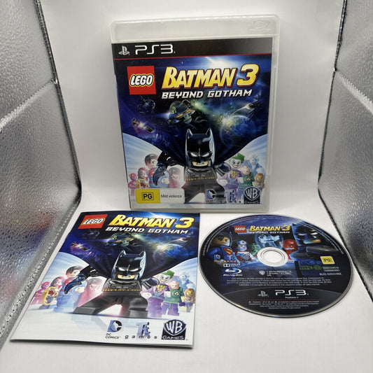 LEGO Batman 3: Beyond Gotham • PlayStation 3 PS3 Game + Manual (2014) Complete