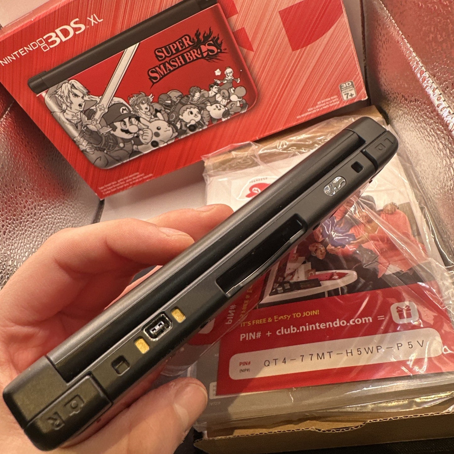Nintendo 3DS XL Super Smash Bros Edition Red Console Handheld • Boxed • NTSC