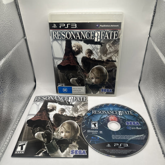 Resonance Of Fate • PlayStation 3 PS3 Game + Manual (2008) SEGA • Complete CIB