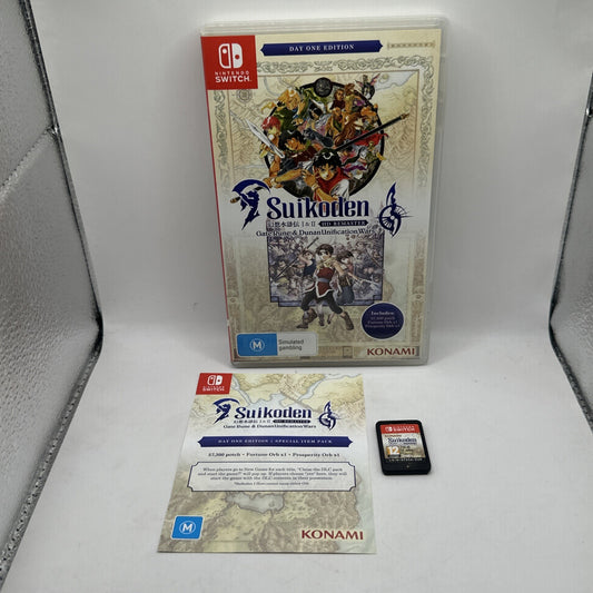 Suikoden I & II HD Remaster • Nintendo Switch Game (2025) Australian Release AUS