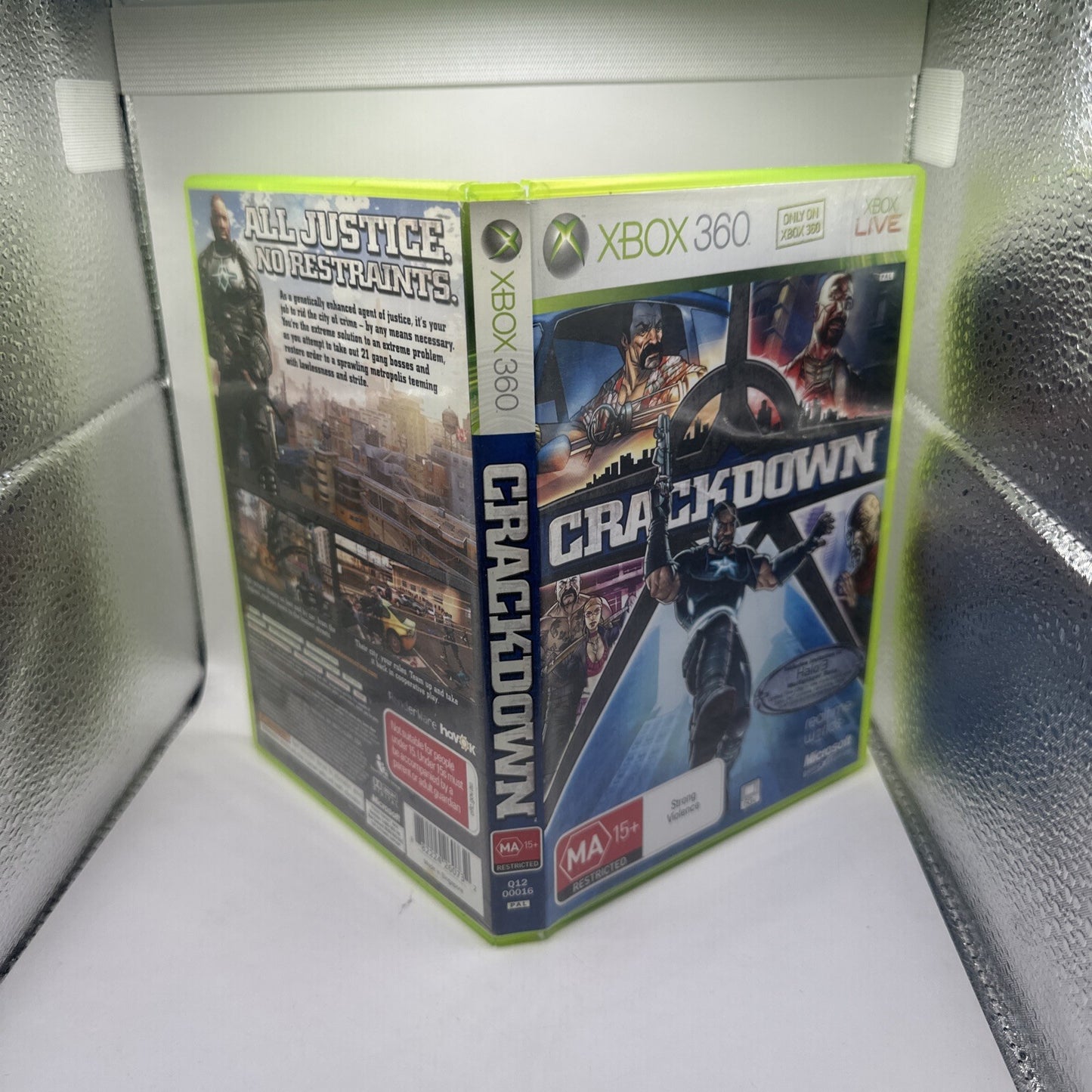 Crackdown • Xbox 360 Game + Poster & Manual (2006) PAL AUS • Complete CIB