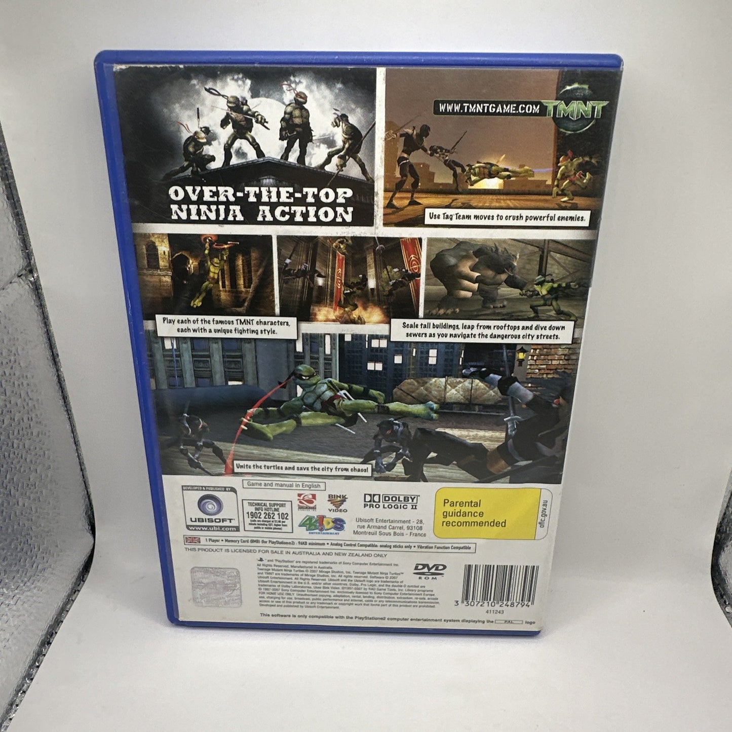 TMNT Teenage Mutant Ninja Turtles • PlayStation 2 PS2 Game (2007) PAL AUS