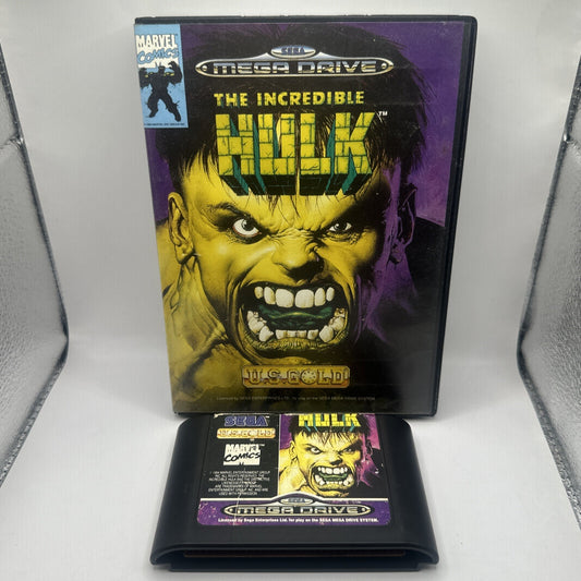 The Incredible Hulk • Sega Mega Drive Game (1994) PAL • Marvel