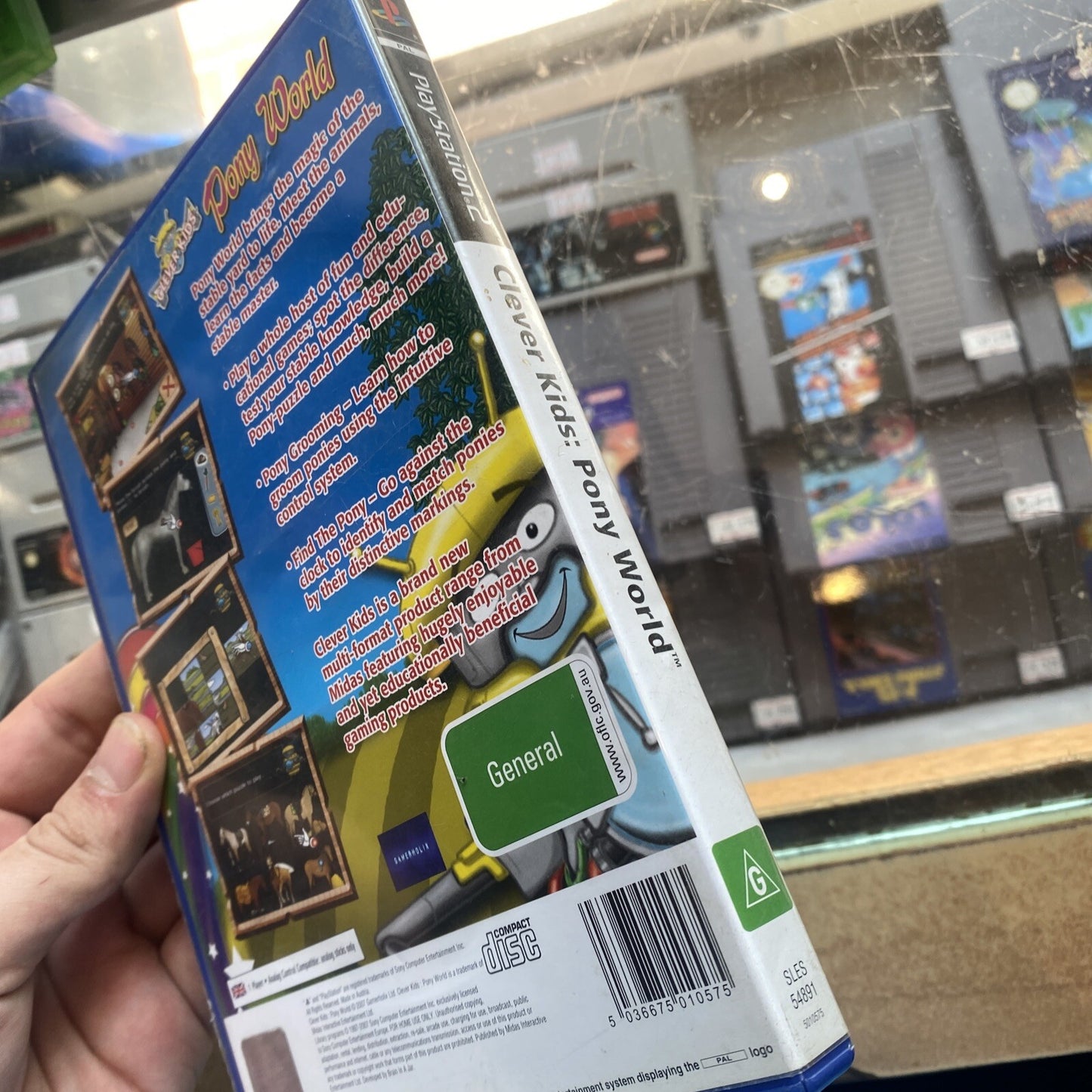 Clever Kids Pony World PS2 PlayStation 2 Game + Manual PAL AUS (2007) Midas