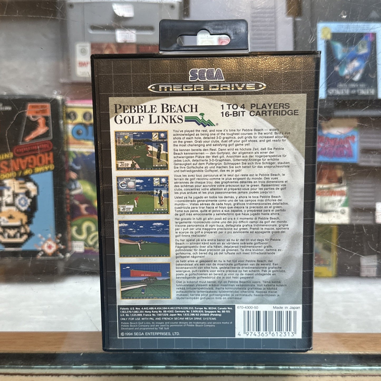 Pebble Beach Golf Links • SEGA Mega Drive Game (1994) Boxed