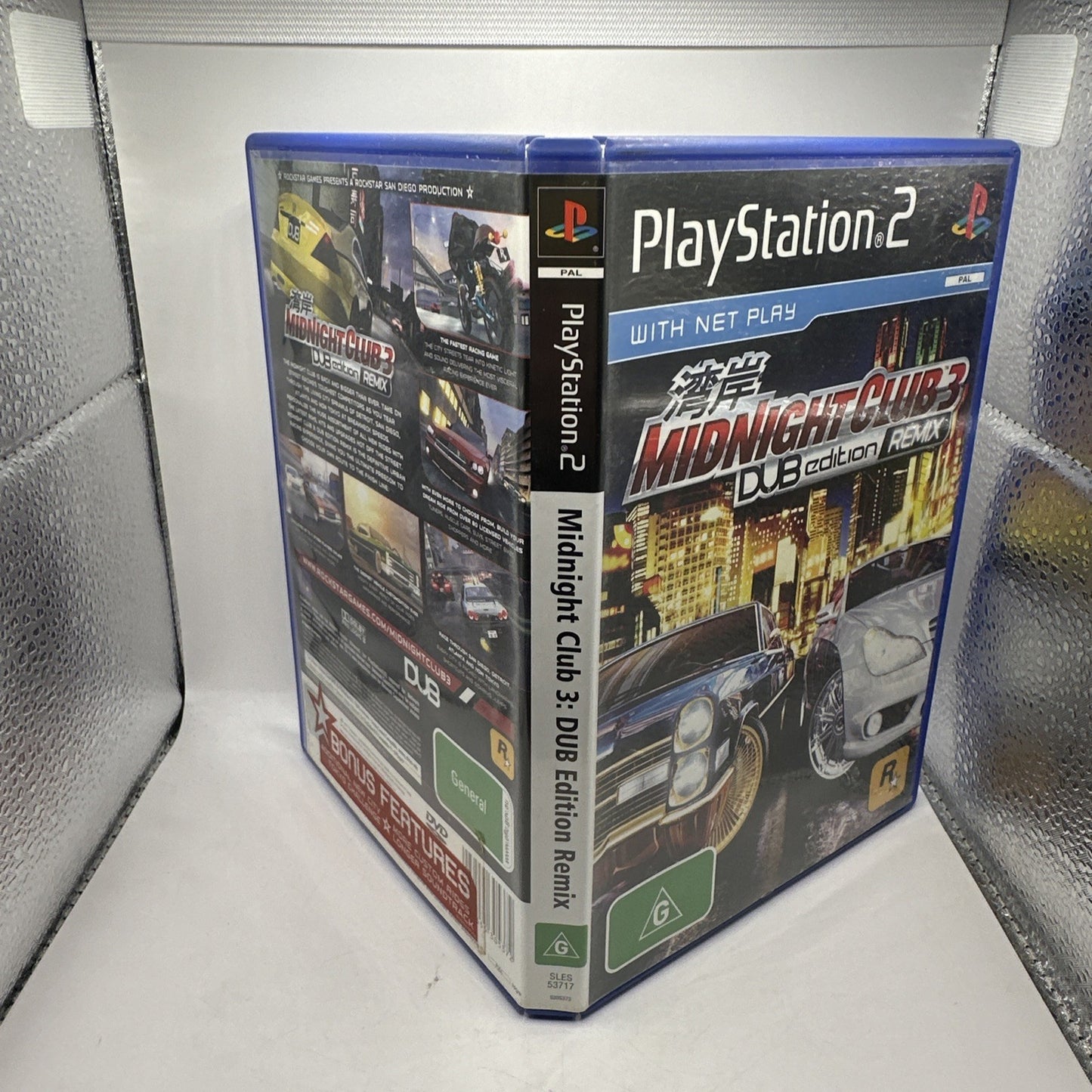 Midnight Club 3 Dub Edition Remix • PlayStation 2 PS2 Game + Manual • Car Racing