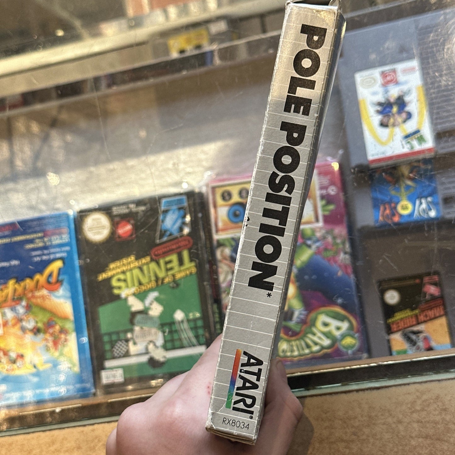 Pole Position • Atari XE/XL/400/800 PC Game In Box + Manual (1987) Boxed • CIB