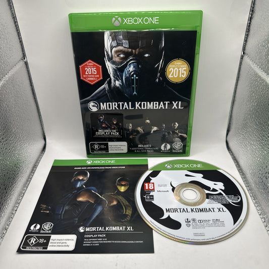 Mortal Kombat XL • Xbox One Game (2016) PAL AUS • Complete CIB • Fighting Games