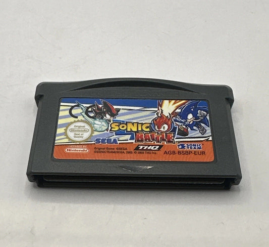 Sonic Battle • Nintendo GameBoy Advance GBA Game (2004) SEGA • Cartridge Only