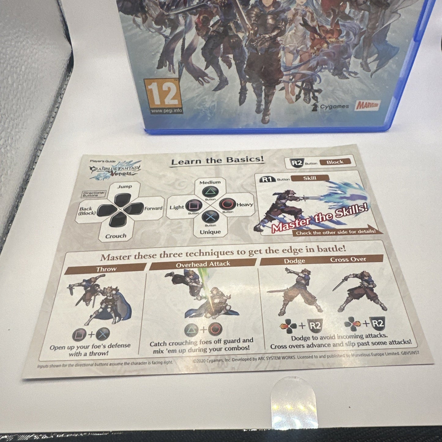 Granblue Fantasy: Versus • Sony PlayStation 4 PS4 (2020) PAL PEGI • Fighting