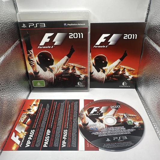 F1 2011 Formula 1 • Sony PlayStation 3 PS3 Game + Manual • Car Racing • Complete