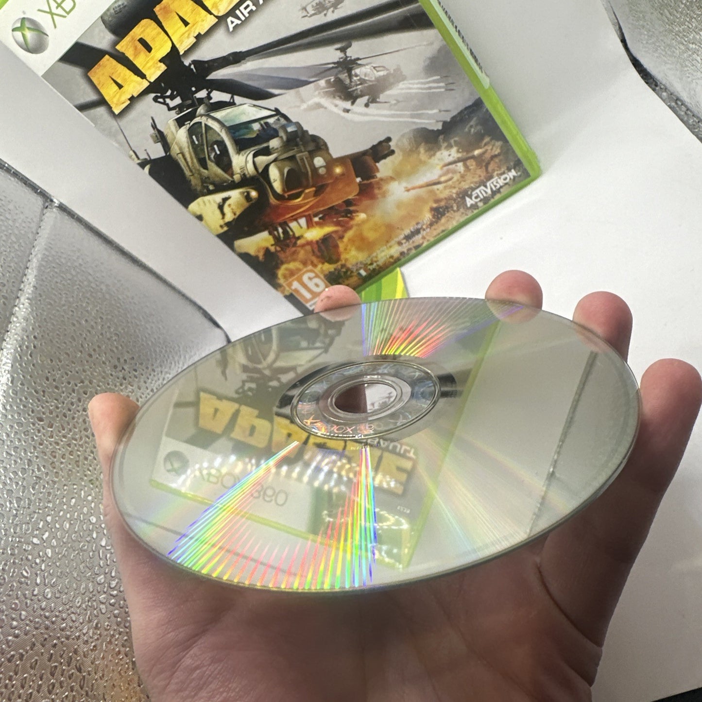 Apache: Air Assault • Xbox 360 Game + Manual (2010) PAL • Compelte • Helicopter