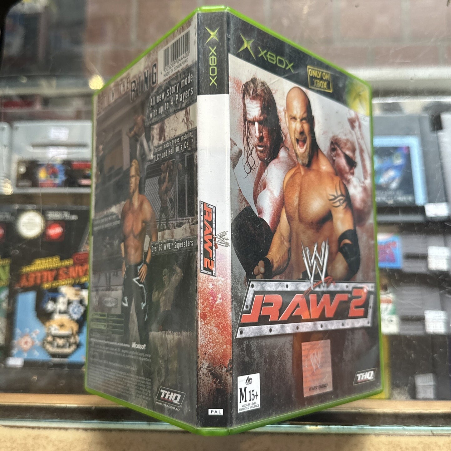 WWE Raw 2 • Xbox Original Game + Manual (2003) PAL AUS • THQ • Wrestling