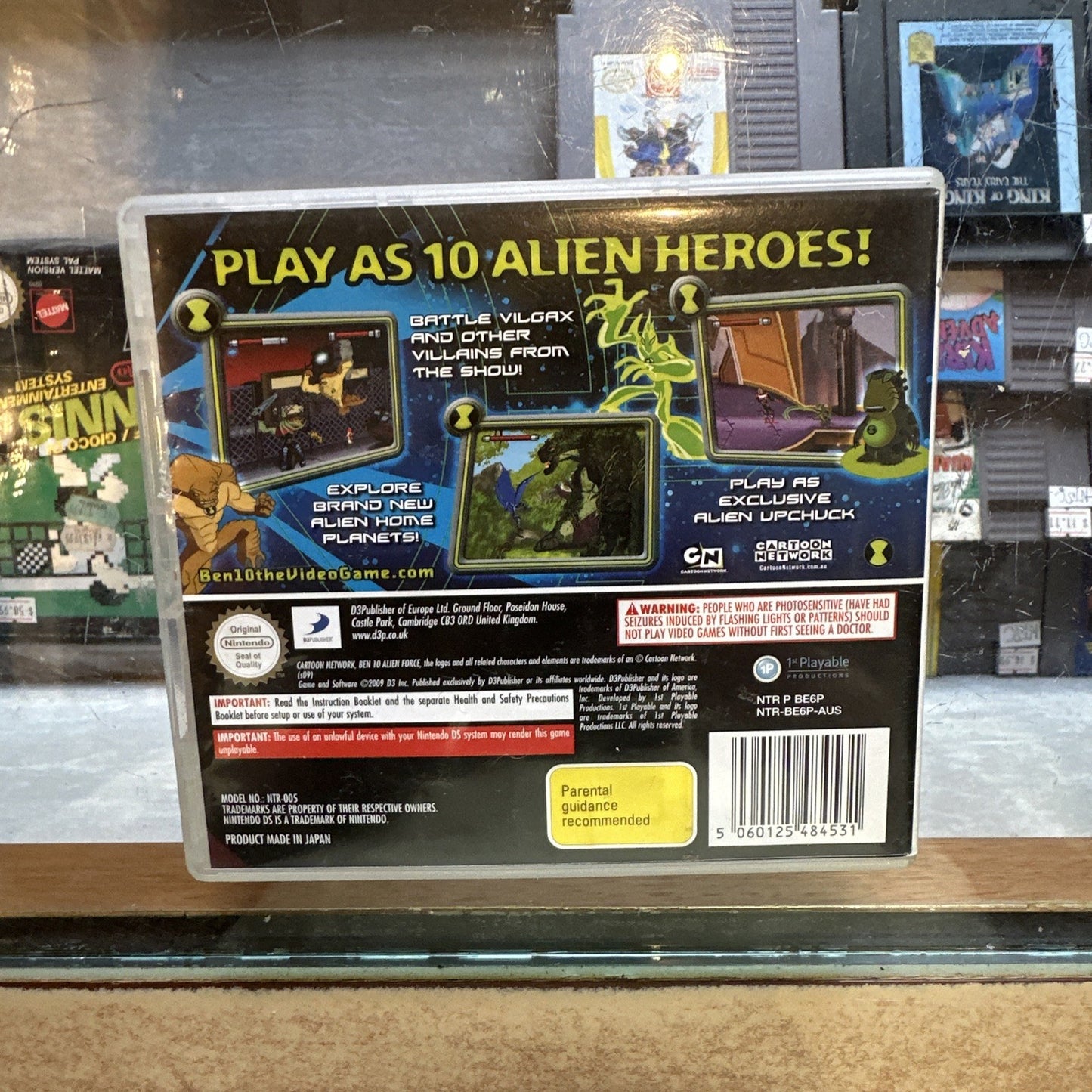 Ben 10 Alien Force: Vilgax Attacks • Nintendo DS Game + Manual (2009) PAL AUS