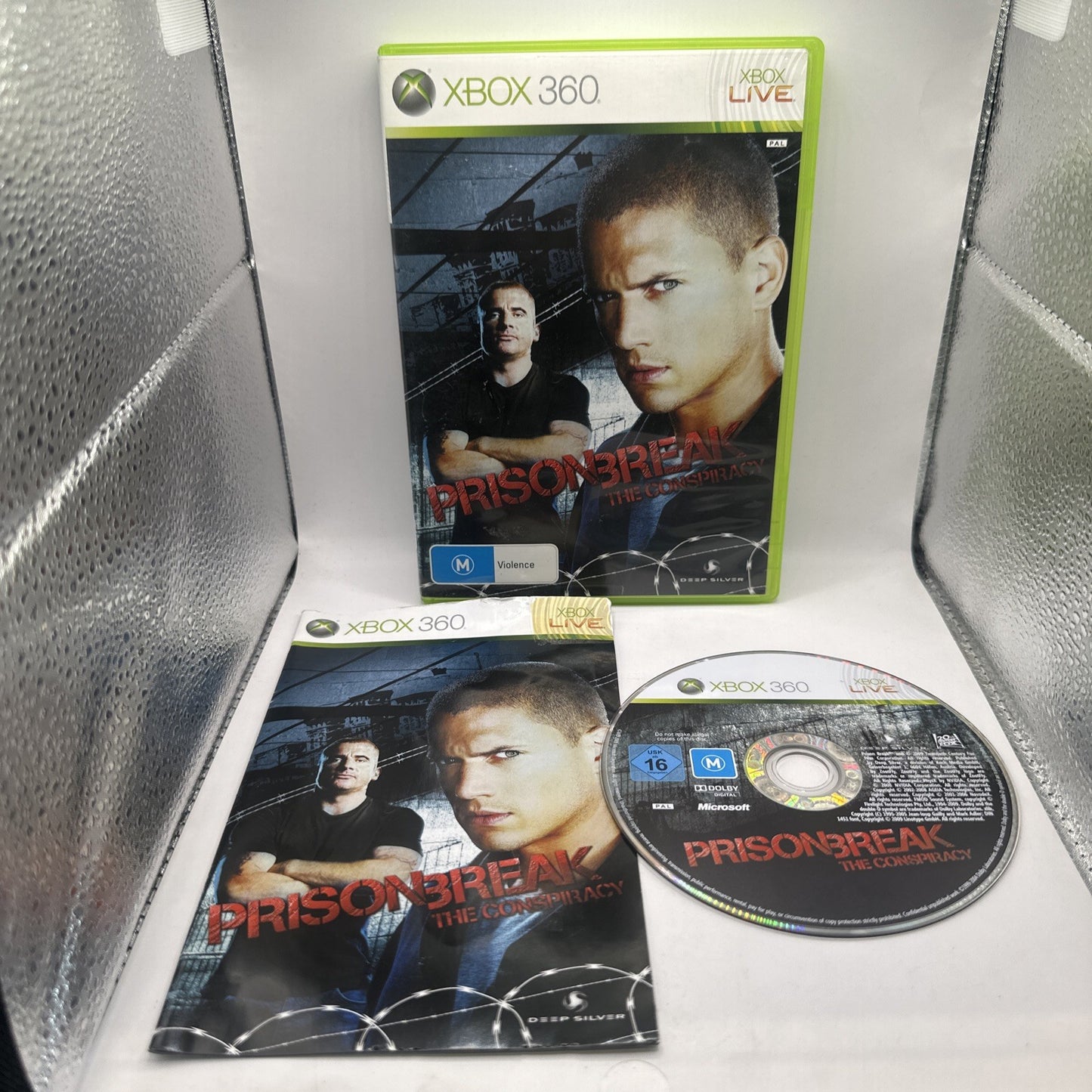 Prison Break: The Conspiracy • Xbox 360 Game + Manual (2008) PAL AUS • Complete