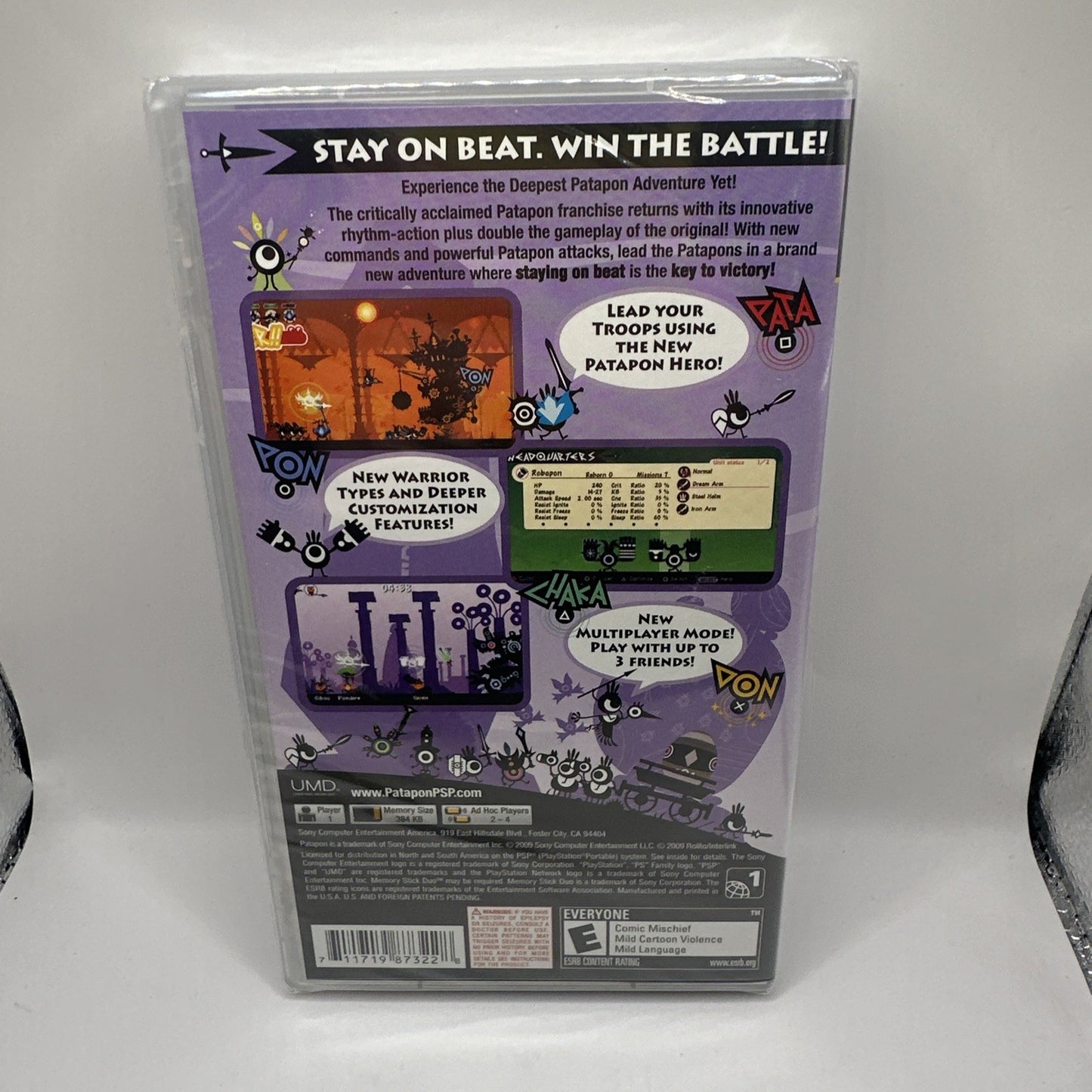 Patapon 2 • Sony PlayStation Portable PSP Game (2009) *BRAND NEW/FACTORY SEALED*