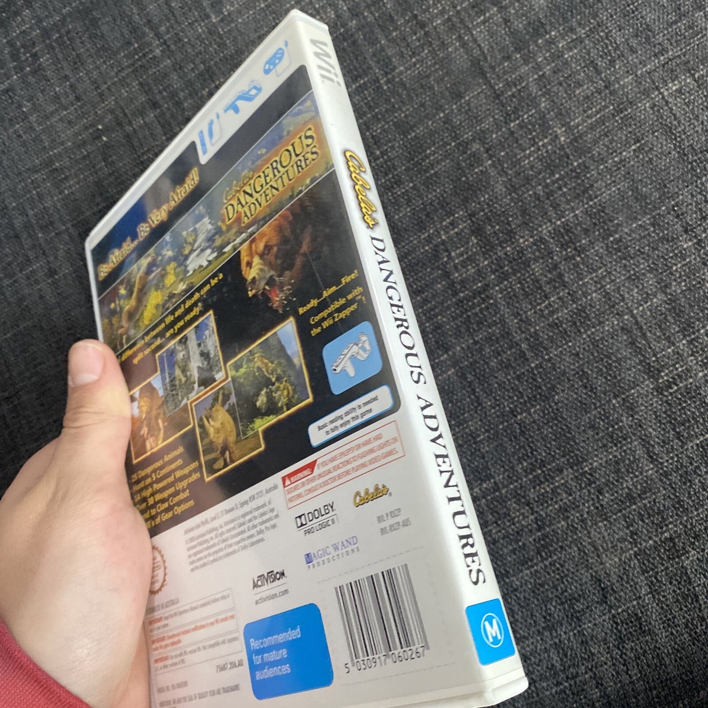 Cabela’s Dangerous Adventures Nintendo Wii Game • Complete (2008) Hunting Games