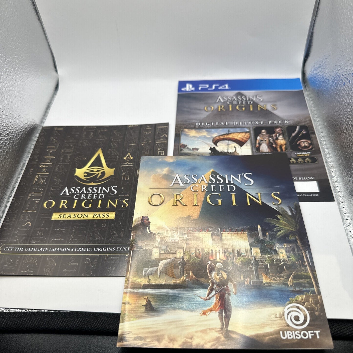 Assassin’s Creed: Origins Deluxe Edition • PlayStation 4 PS4 + Map & Manual + CD