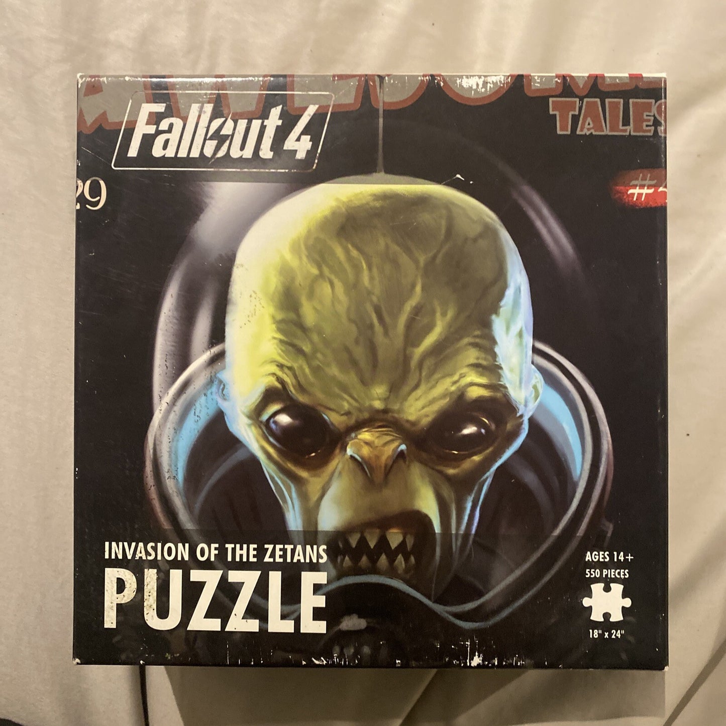 Fallout 4 Invasion Of The Zetans 550 Piece Jigsaw Puzzle • Complete • Used