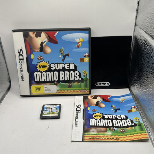New Super Mario Bros. • Nintendo DS Game + Manual (2006) Complete • AUS