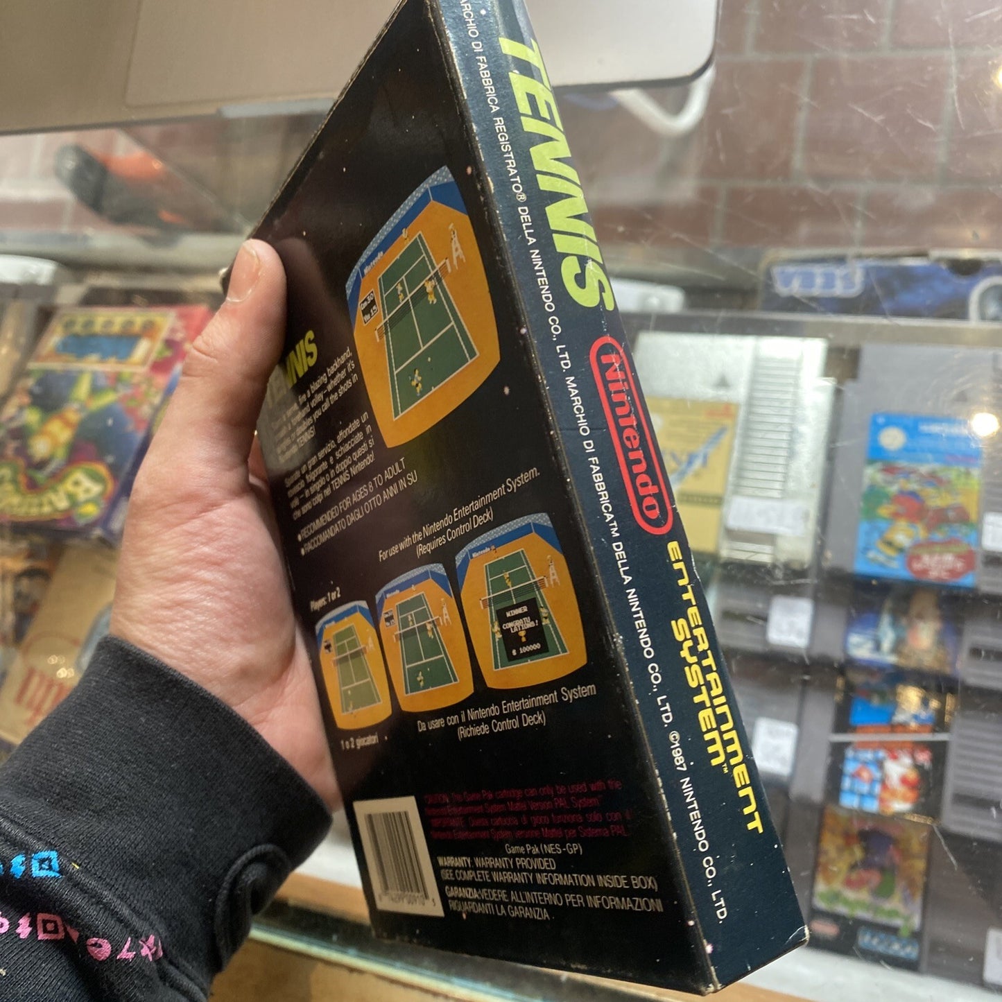 Tennis Nintendo Entertainment System NES Game • PAL Boxed Complete • Black Box